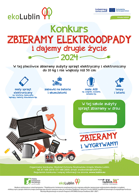 Konkurs dla szkół podstawowych w Lublinie: „Drugie Życie ZSEE”
