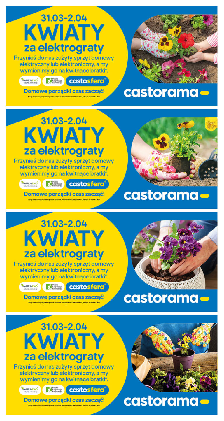 Kwiaty za elektrograty