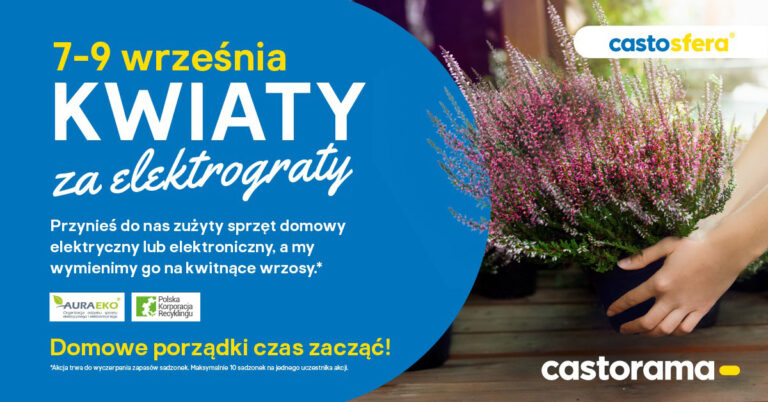Kwiaty za elektrograty